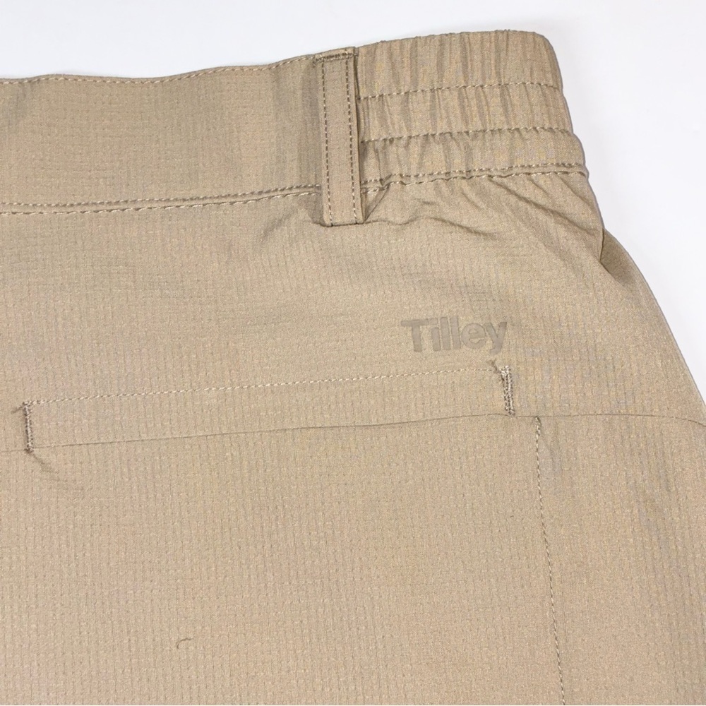 Tilley Women's Trek Ripstop Skirt Large Tan Khaki NWOT comfort Hiking - Picture 8 of 13